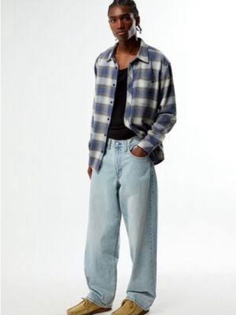 Levi's 578 Baggy Jeans W32 L32 Light Wash Denim